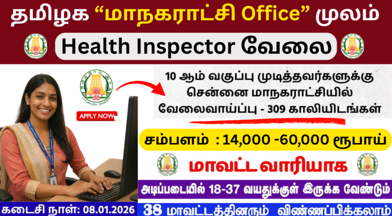 Chennai Corporation Recruitment 2026