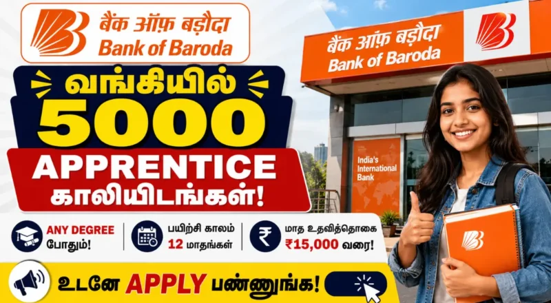 Bank of Baroda 5000 Apprentice Recruitment 2026