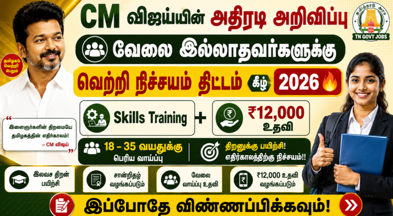 Vetri Nichayam Scheme Tamil Nadu 2026