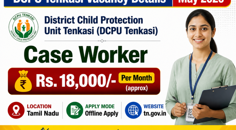 DCPU Office Case Worker Recruitment 2026