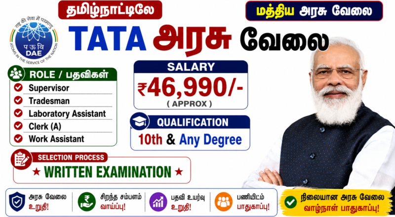 TIFR Notification Out Recruitment 2026