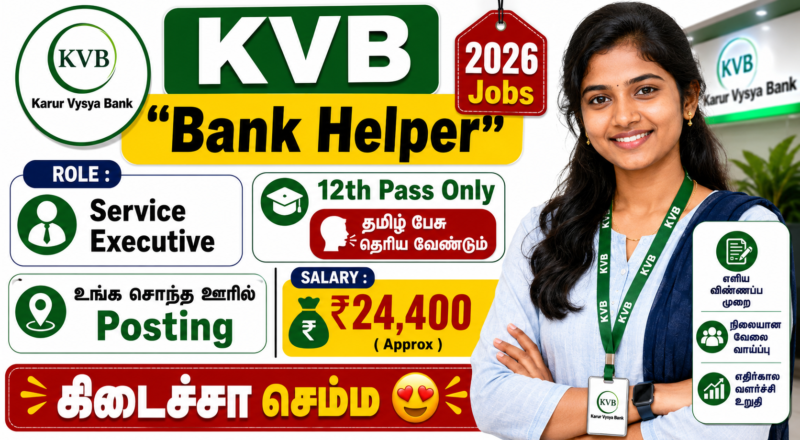 KVB Service Executive Recruitment 2026