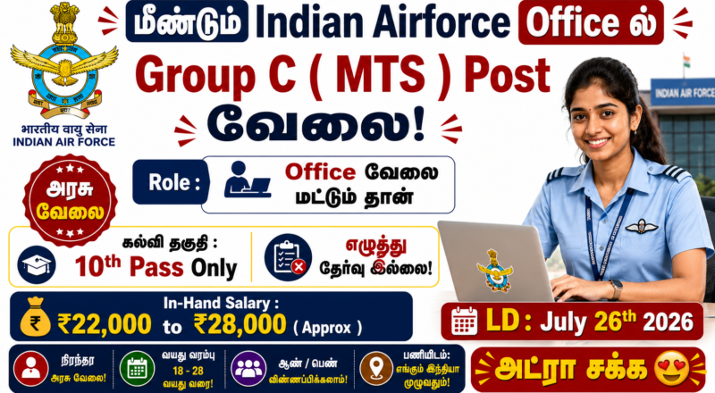 Indian Air Force Clerk Recruitment 2026