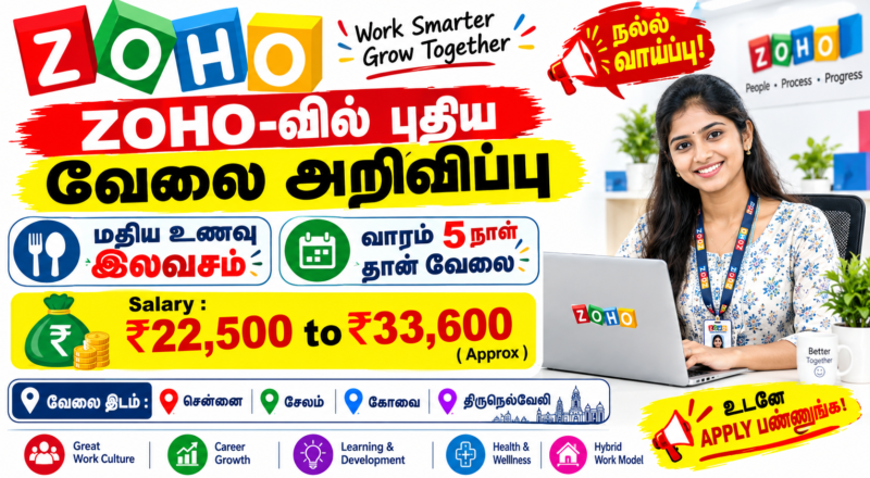 Zoho Technical Support Engineer Recruitment 2026